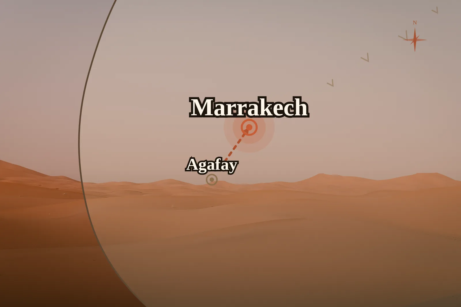 Escursione al Deserto di Agafay da Marrakech con Tramonto
