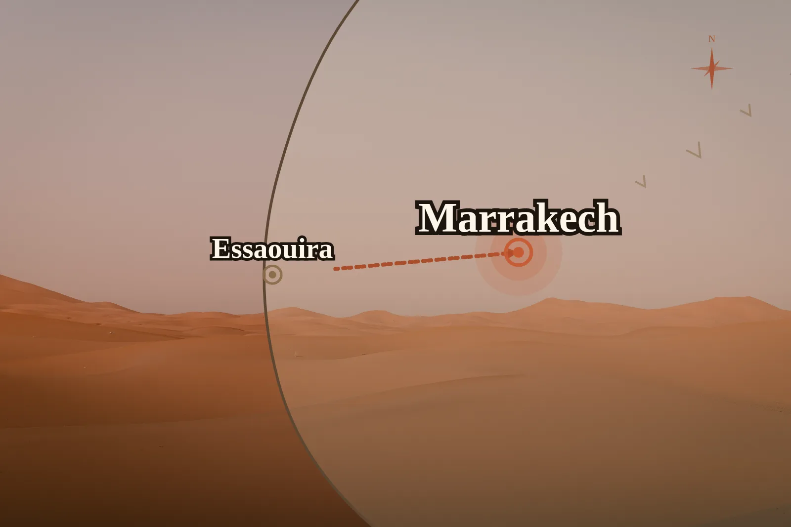 Essaouira Day Trip from Marrakech — route map 2